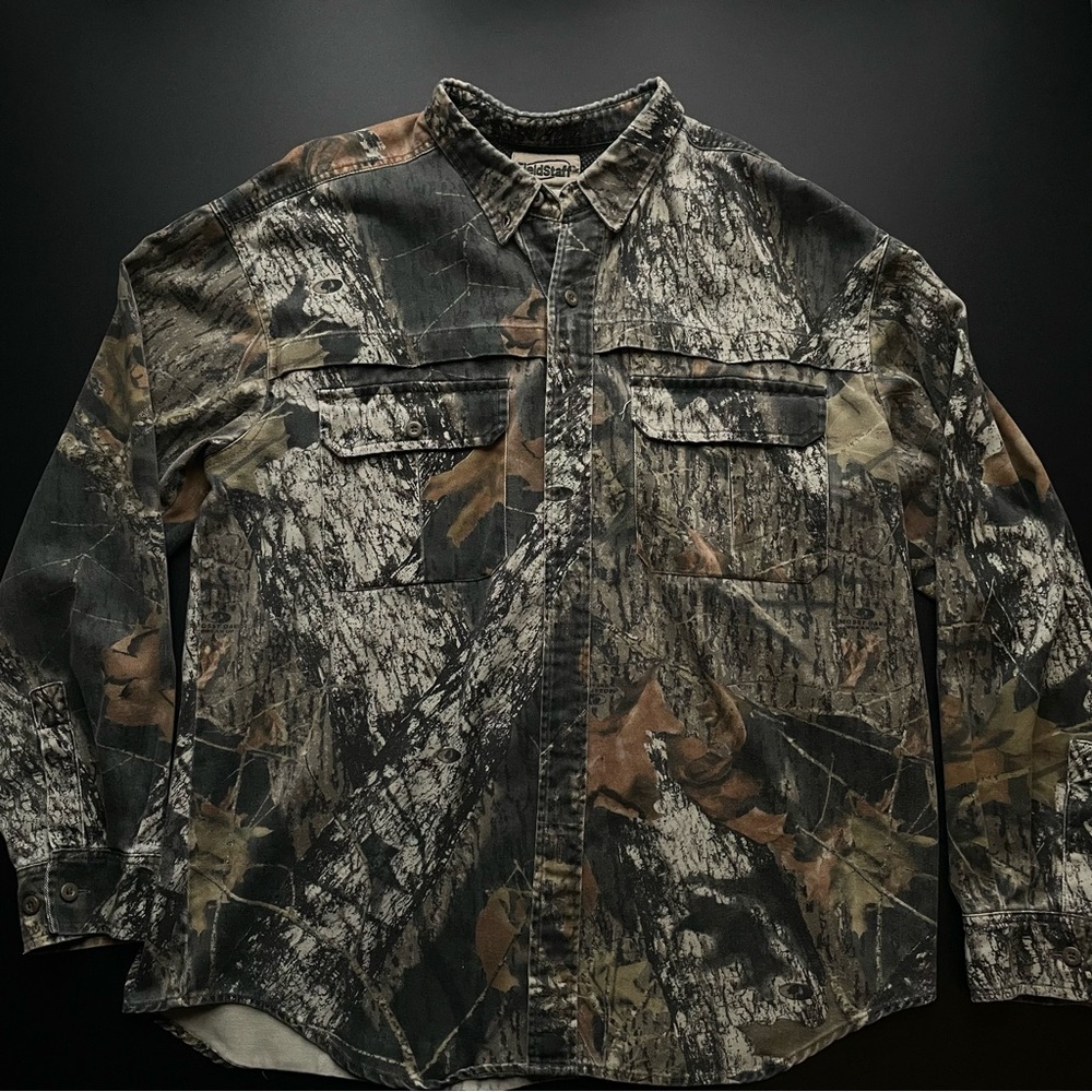 Realtree camo button-up shirt